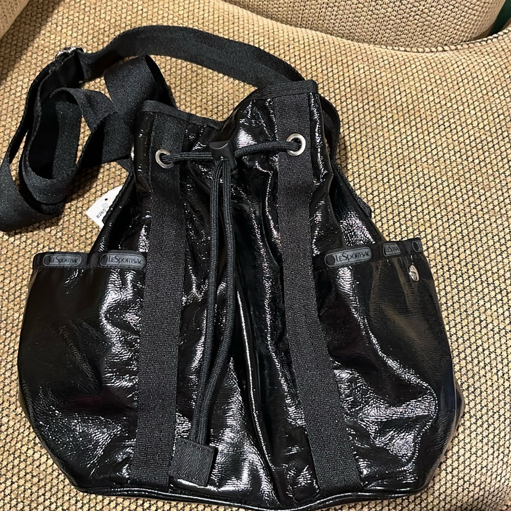 LeSportSac drawstring bucket style bag,  vintage